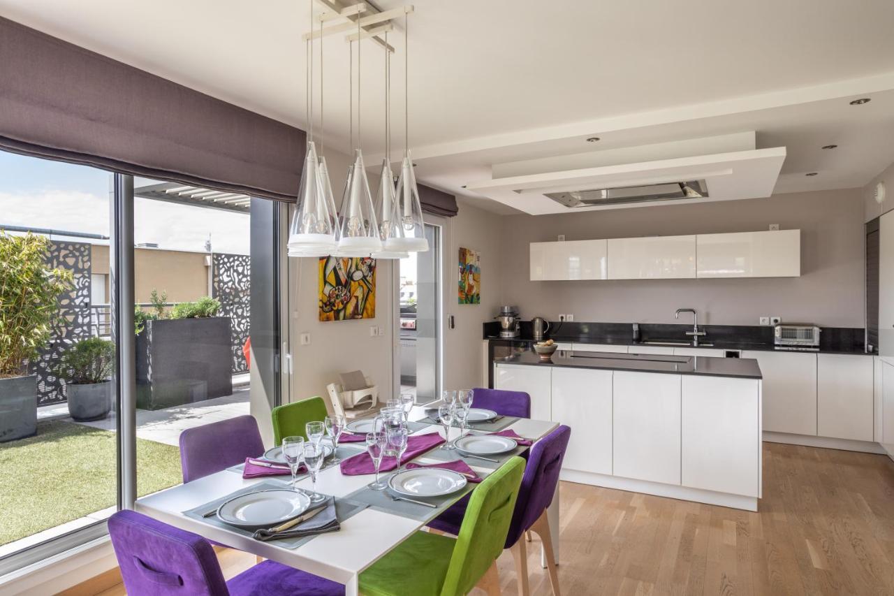 Illanka - Appartement 3 Chambres Avec Parking Et Terrasse Proche Gare Rennes Eksteriør bilde